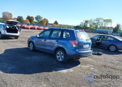 2018 Subaru Forester 2.5I from USA, damaged, VIN JF2SJAAC0JH523821